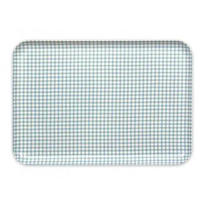 【ブルー2枚組】ST ランチョン トレー M 33cm チェック タツクラフト 【Tk71】