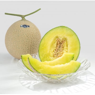 【組合直送】静岡県が誇る温室高級「クラウンメロン」1玉(約1.3kg)　3月〜8月【配送不可地域：離島・北海道・沖縄県】【1671481】