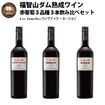 ふるさと納税 直方市 福智山ダム熟成 LAG 赤葡萄3品種飲み比べ　FD222