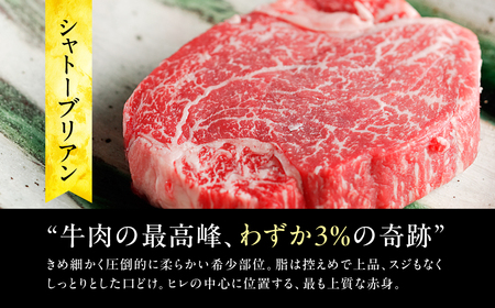 ≪品質100%保証≫　A5等級飛騨牛 特上シャトーブリアンステーキ | シャトーブリアン   750g(150g×5)