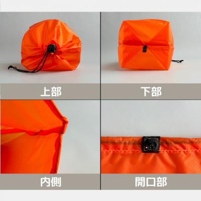 ふるさと納税 名古屋市 【M・3L・オレンジ】　大きめナイロン巾着袋　スタッフバッグ　スタッフサック |  | 03