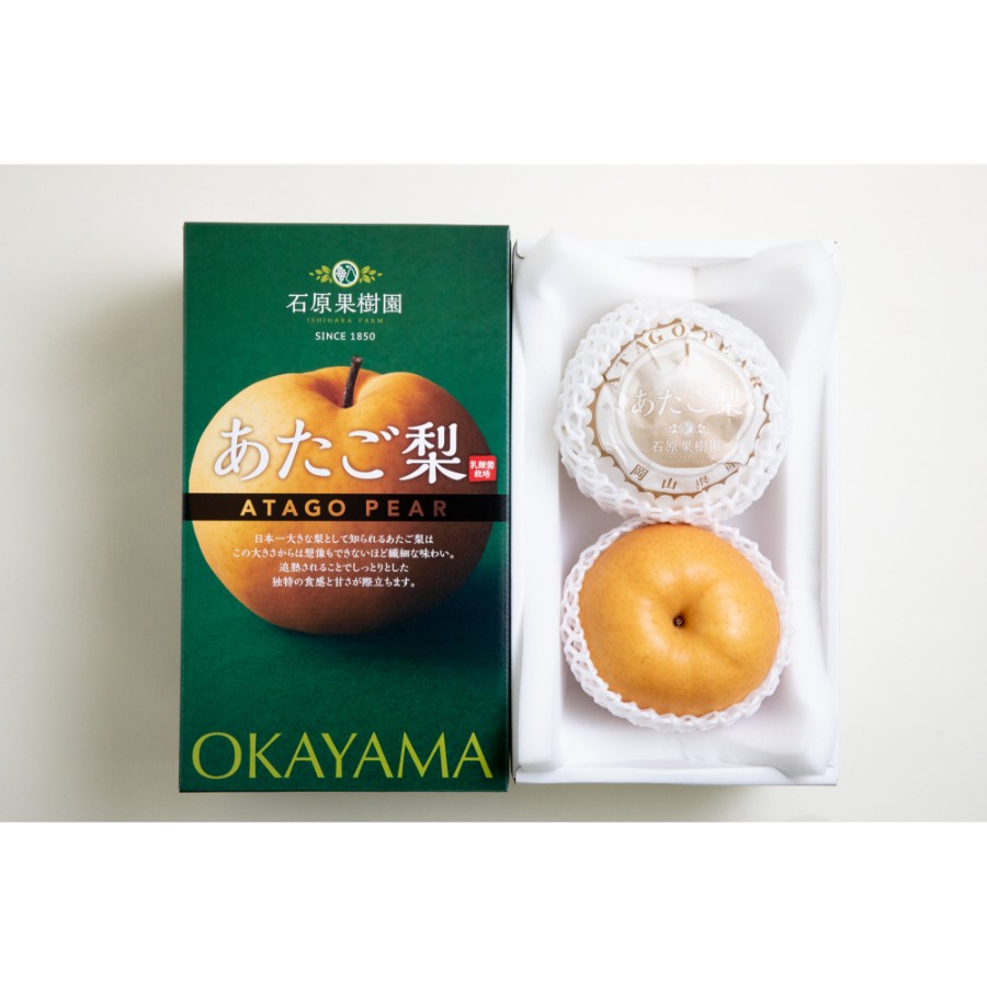 ＜田口青果＞「あたご梨」1.5kg（2玉）