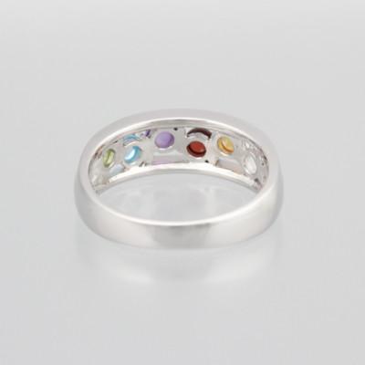 ふるさと納税 山梨県 K10WG　六猫足彩(無病息災)　シースルーリング　12号(1点) |  | 02