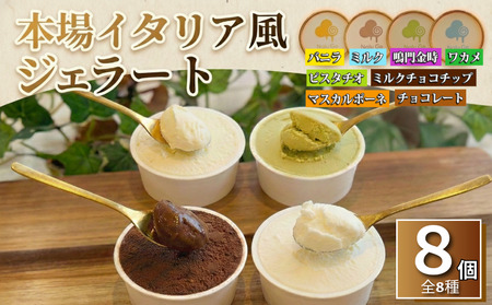 ジェラート 8個セット 食べ比べ ジェラート