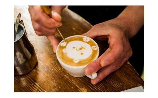 
カフェラテ アート 体験 + 石窯ピザ 1枚付き １名様分
