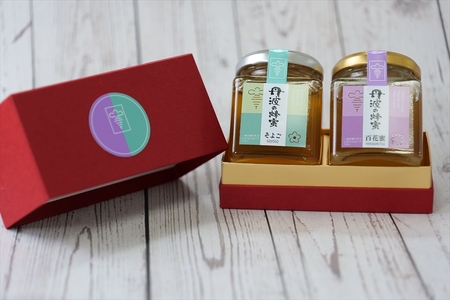 丹波の蜂蜜 150g×2個セット そよご蜜・百花蜜 〈丹波市産〉 はちみつ