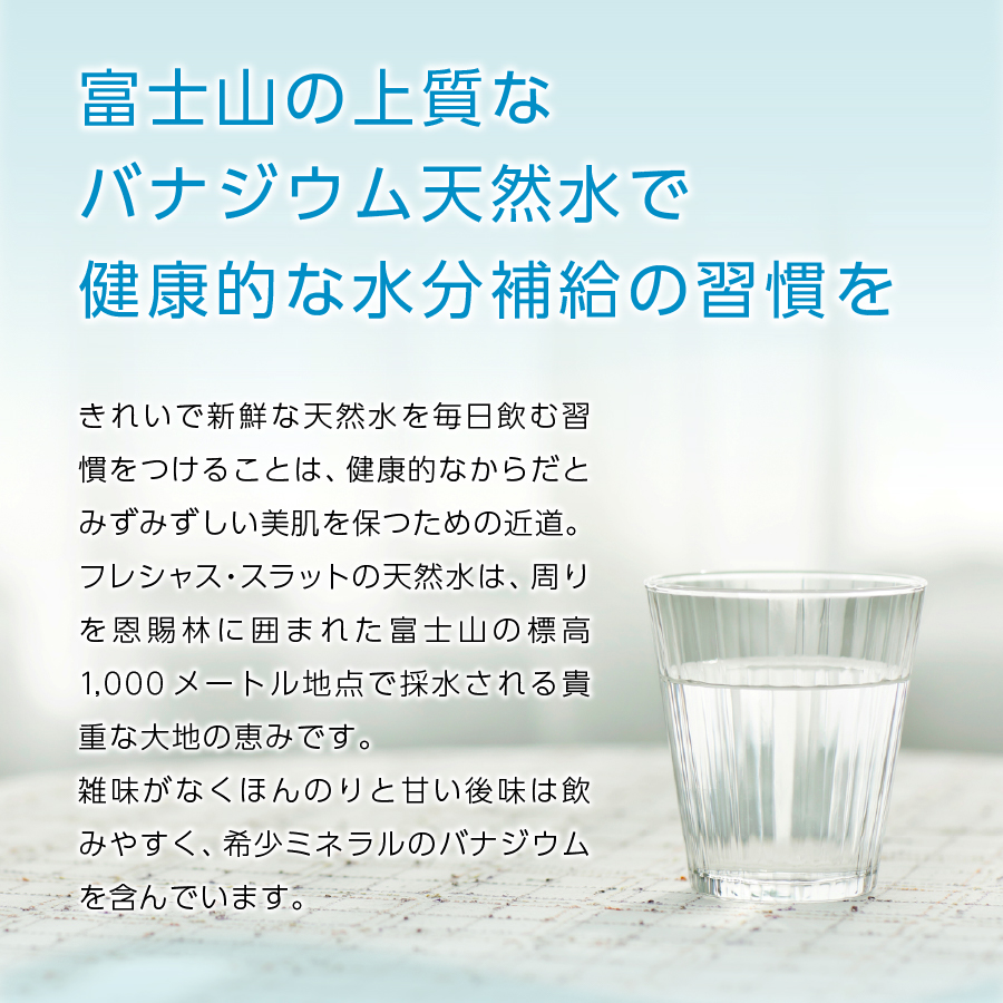 【12ヶ月お届け！】ウォーターサーバー詰め替え用天然水定期便　FRECIOUS　Slat　９．３Ｌ×２本（１箱）