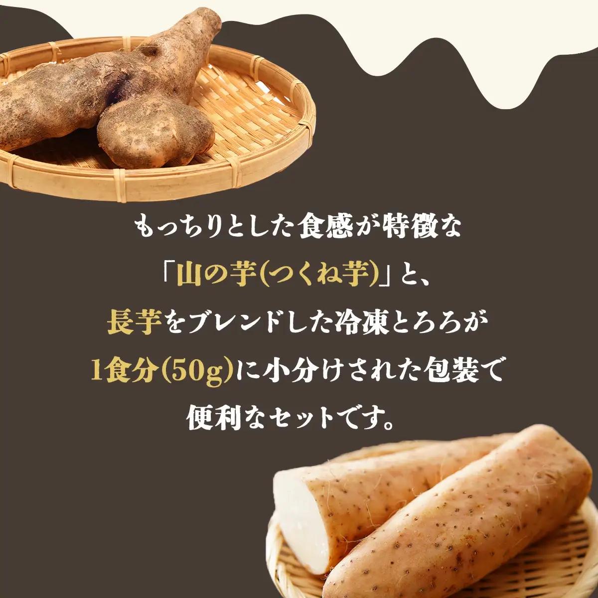 【2ヶ月定期便】冷凍とろろ2キロセット（50g×40袋）　135P3202