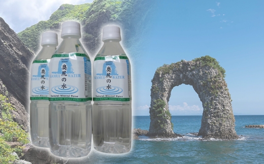 ブナの原生林が育む 天然水 ～KAMUI WATER～「奥尻の水」500ml 24本 軟水 飲料水 水 ミネラルウォーター ナチュラルウォーター ナチュラルミネラルウォーター ペットボトル 名水 奥尻島 天然湧水 備蓄水 防災備蓄 まとめ買い | 北海道 奥尻町 送料無料