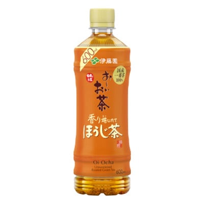 2023年10月発送開始『定期便』おーいお茶ほうじ茶600ml　48本(2ケース)全3回【5128945】