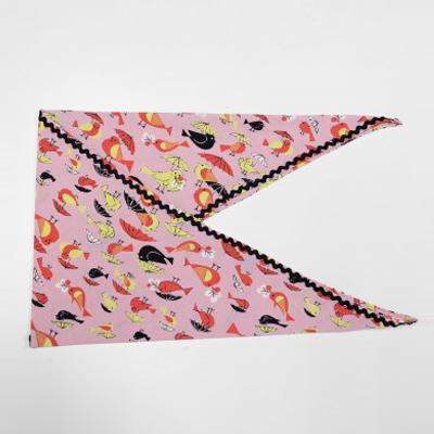 ふるさと納税 与謝野町 一色ちりめんあずま袋　コトリ(ピンク) |  | 01