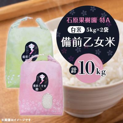 ふるさと納税 高梁市 【石原果樹園】令和8年産　備前乙女米　白米5Kg×2袋(BOH05-2)
