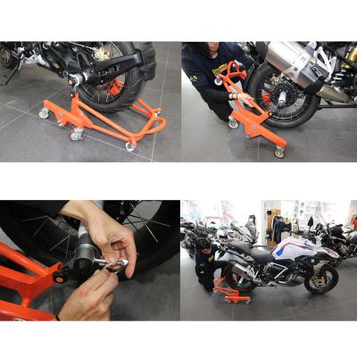 ふるさと納税 小牧市 バイクスタンド ガレージREVO BMW極太貫通ショートタイプ 色:シルバー[184M04-03] |  | 02