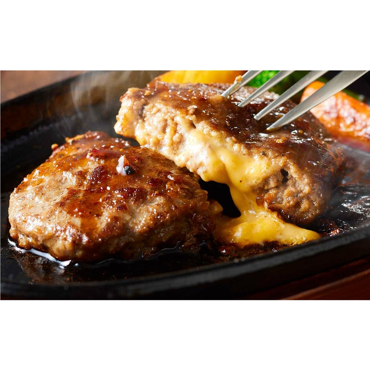 北海道産 黒毛和牛 こぶ黒 チーズ イン ハンバーグ 8個  和牛 牛肉 ハンバーグ 挽肉_イメージ5