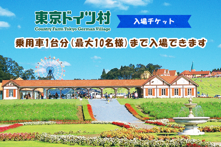 東京ドイツ村 入場チケット 1枚 [0470]
