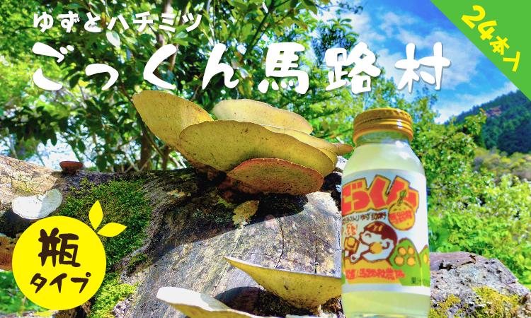 
ごっくん馬路村 180ml×24本入 ゆずジュース フルーツジュース はちみつ ドリンク お歳暮 お中元 ギフト 清涼飲料水 柚子 無添加 のし 高知県 馬路村【450】
