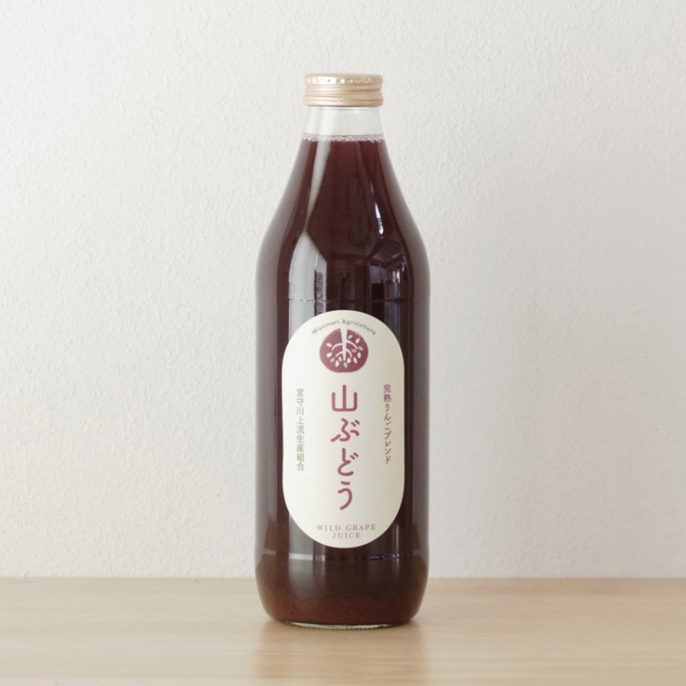 ジュース 山ぶどう 旬素材 1L 6本 / 贈答 ギフト 詰め合わせ やまぶどう 国産 岩手県 遠野市 宮守町 産 100% 宮守川上流生産組合 野菜 果実 フルーツ 果汁 宮守川上流生産組合 箱 贈り物 送料無料