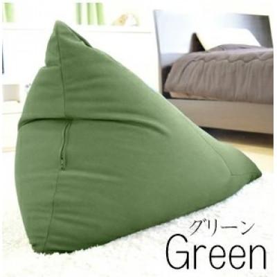 ふるさと納税 伊勢崎市 くつろぎクッション OSUWARIN Mサイズ グリーン