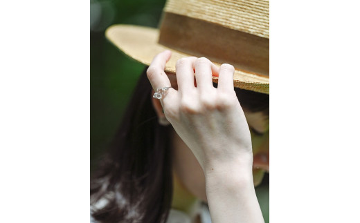 HARIO リング タマユラ HAW-TY-R｜耐熱 ガラス アクセサリー ハリオ 職人 繊細 フォーマル カジュアル きれいめ おしゃれ 20代 30代 40代 贈答 プレゼント ギフト 贈り物 お