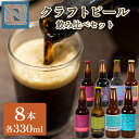 【ふるさと納税】 クラフトビール 330ml 8本 お酒 酒 ビール 地ビール 瓶ビール 飲み比べ ご当地ビール 地域限定 7種 詰め合わせ お試し セット アルコール 飲料 プレゼント ギフト 贈り物 贈答 家飲み 晩酌 BBQ キャンプ お中元 お歳暮 記念日 父の日 母の日 下関 山口