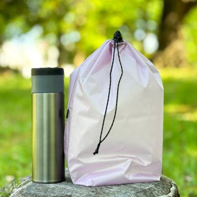 ふるさと納税 名古屋市 【L・5L・薄紫】 大きめナイロン巾着袋　スタッフバッグ　スタッフサック