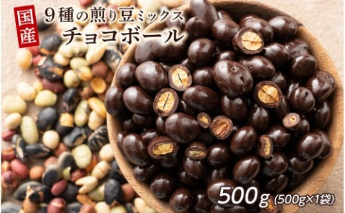 9種の煎豆ミックスチョコボール 500g(500g×1袋)
