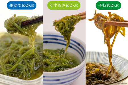 めかぶ 3種×各2p 舌鼓とろとろもずく 3種×2p 計12p [気仙沼市物産振興協会 宮城県 気仙沼市 20565305]