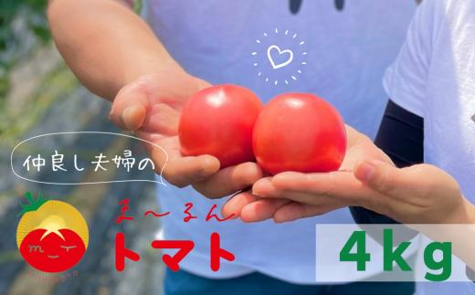 【先行予約】熊野市産 仲良し夫婦の ま～るんトマト 4kg