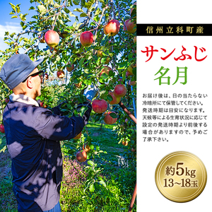 サンふじ・ぐんま名月ミックス（約５㎏、優13～18玉）　