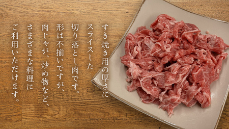 上州牛 切り落とし 1kg ( 1000g × 1パック ) 上州牛 切り落とし 牛肉 冷凍 真空パック 群馬 国産牛 肉 1000g 1kg 国産 ブランド牛 すき焼き [AH027tu]