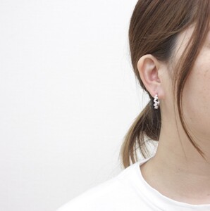 PT900 ダイヤフープピアス 中折れ式 1.0ct 1115081