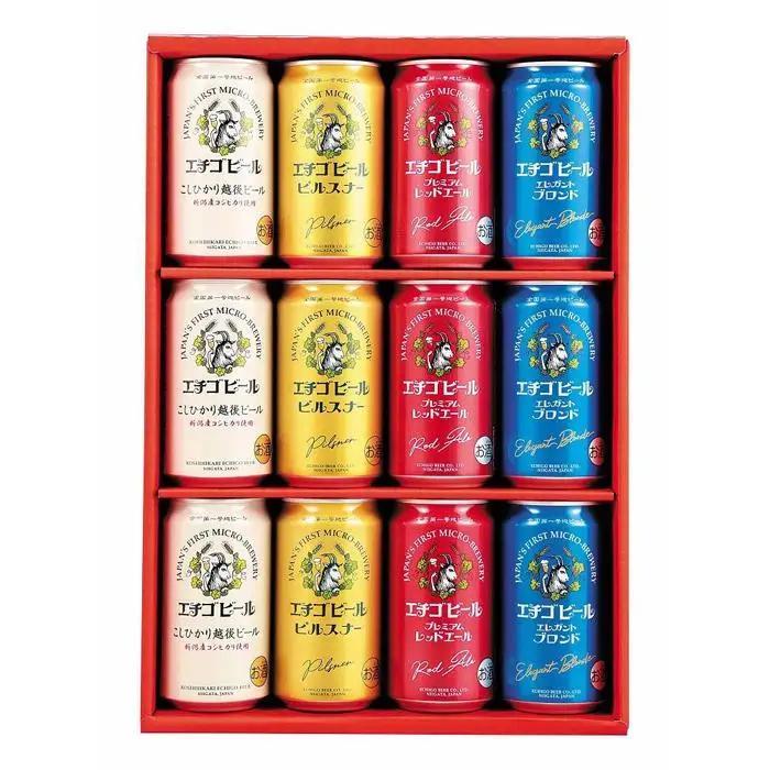 エチゴビール 350ml×12本（4種類×3本）