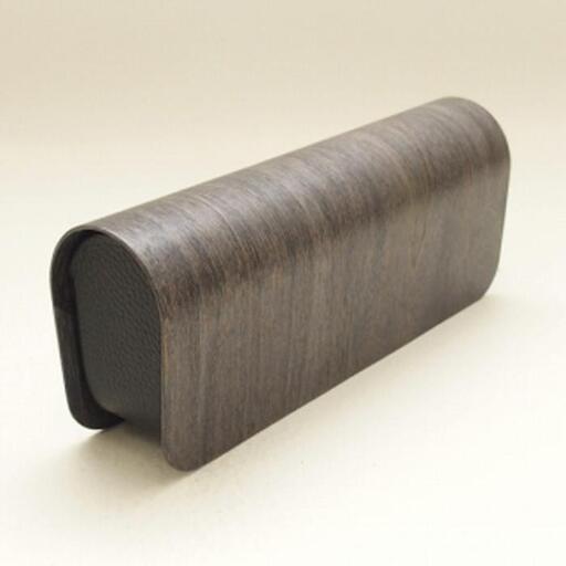 【ギフト用】【百年物語プロジェクト】 メガネケース　スライド型　『ブラック』