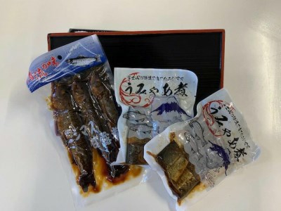 0012-01-14　にじます甘露煮・うみゃあ煮セット