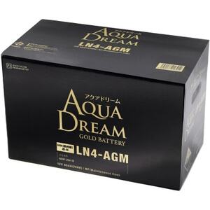AQUADREAM GOLD 自動車始動用バッテリー 欧州車用 LN4 AGM 1個【配送不可地域:沖縄県】【1608375】