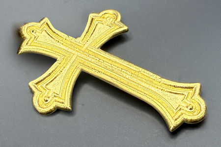 AJ254 K24 純金 十字架 37g 島原キリシタンモデル 記念オブジェ [ 金 24金 24K ゴールド gold 貴金属 インゴット 記念品 チャーム 投資 資産 長崎県 島原市 ]