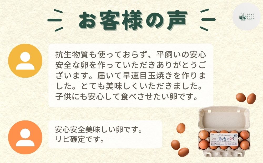 【毎月定期便／12ヶ月】平飼い飛鳥の卵 40個／ 卵 たまご 玉子 生卵 鶏卵 生たまご たまごかけごはん 卵焼き 目玉焼き 冷蔵 チルド 古都風雅ファーム 奈良県 宇陀市 ふるさと納税