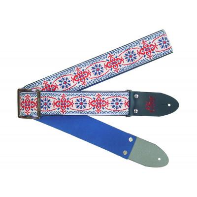 ふるさと納税 郡上市 【ギターストラップ】 Elara Straps Mellow Chandelier Blue/Red