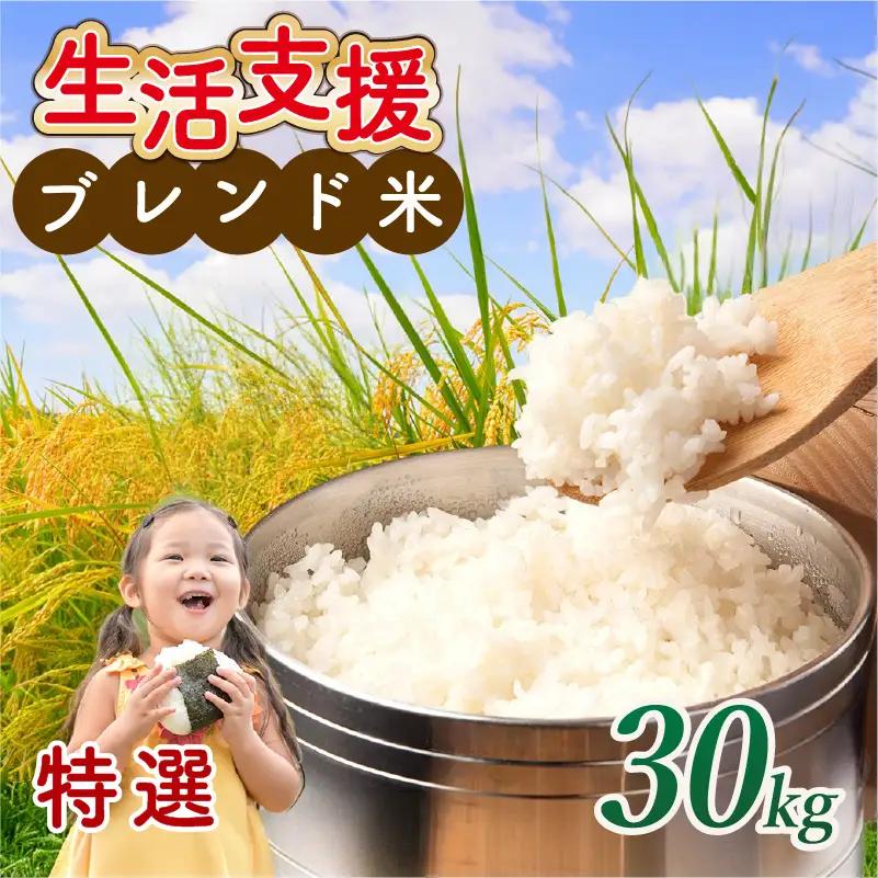 【 訳あり 】 近江ブレンド米 特選 白米 30kg