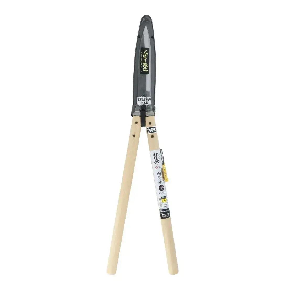 鋼典火打鍛造鋼付刈込鋏 葉刈・仕上用 180mm 園芸用品 剪定ばさみ 菊堂
