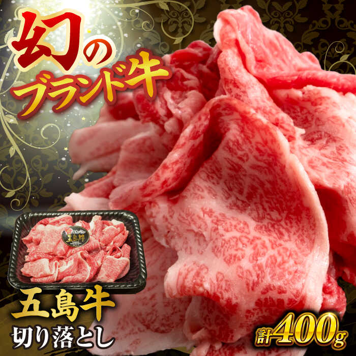 【ふるさと納税】五島牛の切り落とし 400g 五島市/株式会社 Factory[PFN011] 国産牛 牛肉 ブランド牛 牛 肉 お肉 切り落とし 五島 五島列島 和牛 国産 焼肉 カレー 牛丼 シチュー 鍋 お取り寄せ グルメ