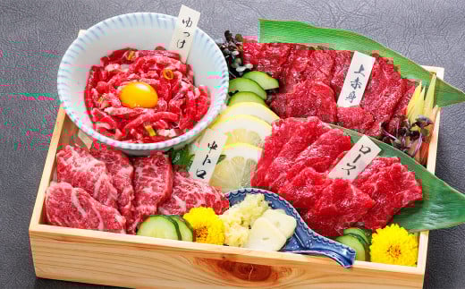 【6ヶ月定期便】純国産 馬刺し 4種スペシャルセット 200g 赤身 霜降り 中トロ ロース ユッケ お取り寄せ 食べ比べ