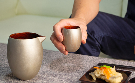 【手作り漆器】ぐい呑み のどか すず/すず波 1個 単品 手作り 漆器 ぐいのみ 酒器 食器 器 おしゃれ 雑貨 キッチン用品 キッチン 天然木 本漆 京都 工芸品 民芸品 日用品 すず波