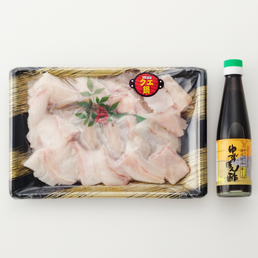 ＜福井鮮魚＞養殖くえ「鍋」2～3人前