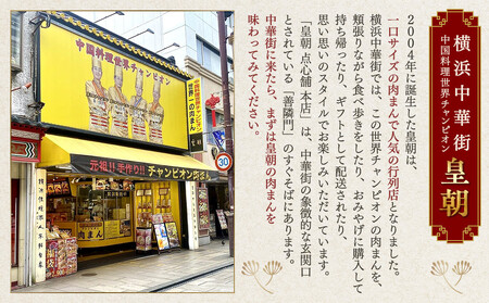 横浜中華街 中国料理世界チャンピオン皇朝 中華点心詰合せC（7種61個） | 肉まん 豚まん 小籠包 しゅうまい 点心 飲茶 総菜 冷凍 ADM0001