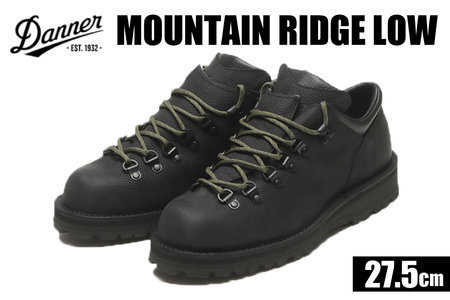 DANNER 紳士靴 マウントリッヂ ロー BLACK【27.5cm】 [STUMPTOWN渋谷店 石川県 志賀町 sk17jkf70292-7]