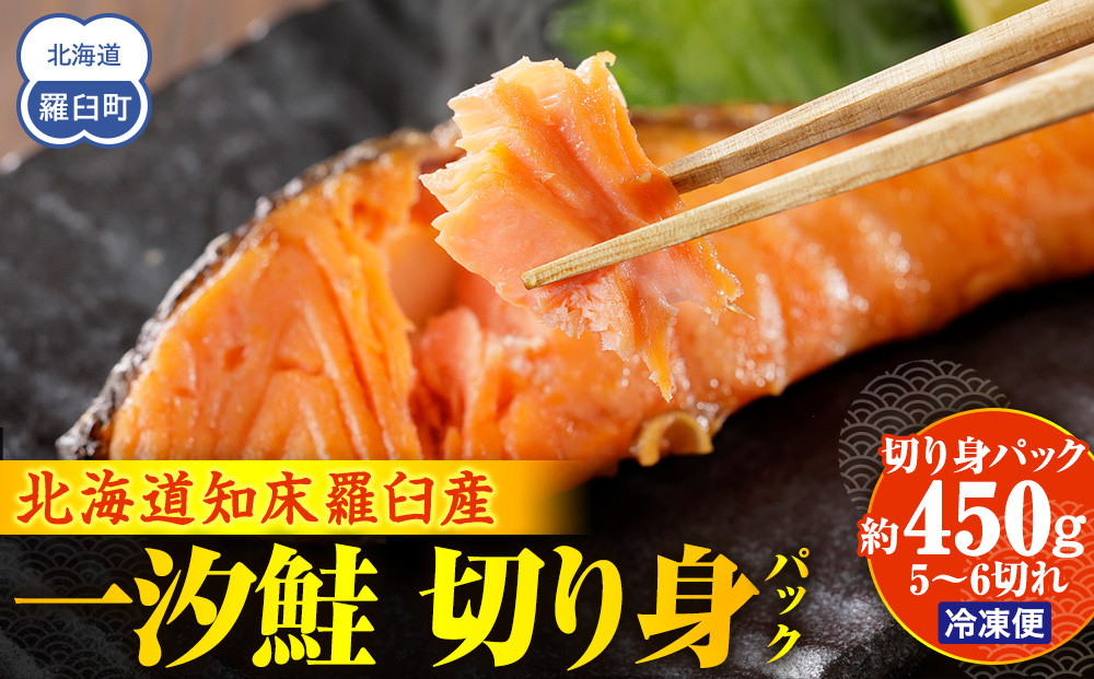 一汐鮭 切り身パック450g 生産者 支援 応援 016942_AH092