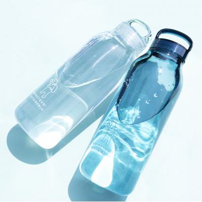 ふるさと納税 斜里町 知床トコさん　ウォーターボトル　ブルー　950ml×1本　常温で水が飲める 耐熱マイボトル |  | 03