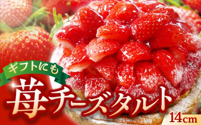 
            【春限定の贅沢スイーツ】完熟平戸産苺のストロベリーチーズタルト 1ホール（14cm） 平戸市 / 心優-CotoyuSweets- [KAA298] 
          