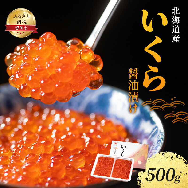 【ふるさと納税】北海道産 いくら 醤油漬け 500g 鮭卵 イクラ お節 おせち 海鮮丼 魚介類